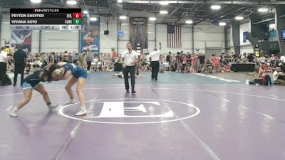 132 lbs Rr Rnd 1 - Peyton Sheffer, Evil Empire Blue vs Viviana Soto, Cheyenne Ladies Wrestling Club