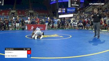 120 lbs Cons Semis - Garrett Grice, Nebraska vs Brennan Van Hoecke, Florida