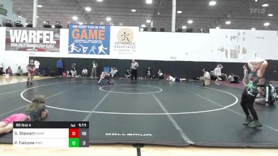 64 lbs Rr Rnd 4 - Sawyer Stewart, Rampage vs Parker Falcone, Mosers Mat Club