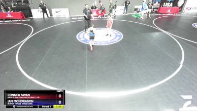 67 lbs Cons. Round 3 - Conner Swan, High Elevation Wrestling Club vs Ian Mondragon, Rough House Wrestling