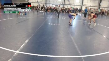 Silver 125 lbs Champ. Round 2 - Aidan Gruenenfelder, Loras vs Kendall Kurtz, Coe