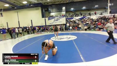 197 lbs Champ. Round 1 - Caden Mumme, Wartburg vs Isaac Rosas, University Of Dubuque