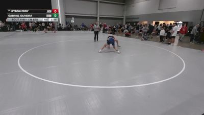 138 lbs Champ. Rd Of 64 - Gabriel Oliveira, Built By Brunson Wrestling vs Jaydon Eddy, Jackson High School Wrestling