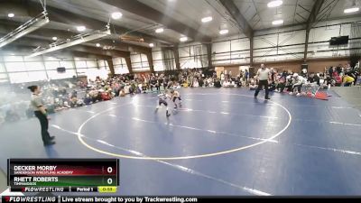 64 lbs 1st Place Match - Decker Morby, Sanderson Wrestling Academy vs Rhett Roberts, Timpanogos