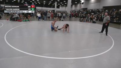 144 lbs Cons. Sub-rd Of 16 - Brooks Morgan, Iowa vs Dexter Karron, Owasso Takedown Club