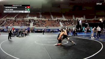 144-D4 Champ. Round 1 - Talin John, Thatcher High School vs Esteban Garcia, Globe High School