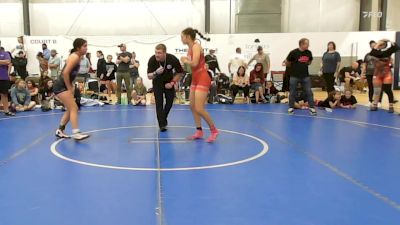 61 lbs Rr Rnd 7 - Chloe Zacherl, Lady Warriors United - W vs Layla Espinoza, Virginia Team Predator - W