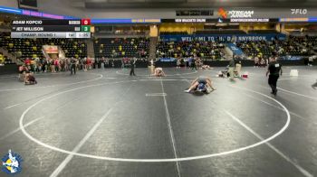 144 lbs Champ. Round 1 - Adam Kopcio, Aurora (Marmion Academy) vs Jet Millison, Basehor-Linwood HS