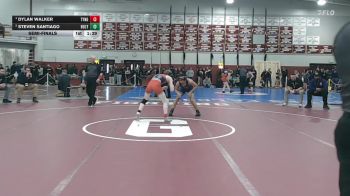 120 lbs Semifinal - Dylan Walker, Tyngsborough/Dracut vs Steven Santiago, Holyoke