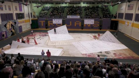 Cleveland HS (NC) "Clayton NC" at 2025 WGI Guard Charlotte Regional