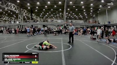 60 lbs Semis (4 Team) - Beau McKeown, Mat Assassins Red vs Delainie Nguyen, Headhunters