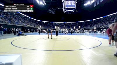 175 lbs Round Of 16 - Carter Durst, Berlin BV vs Connor Dower, North Schuylkill