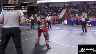 135 lbs 1st Place Match - Sydney Taylor, Team Of Hard Knox vs Hailey Ramos, Dodge City Wrestling Academy