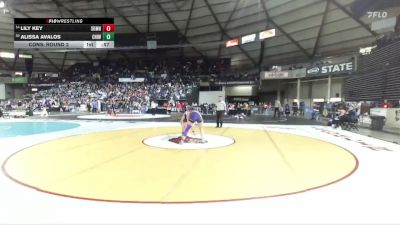 Girls 4A 135 lbs Cons. Round 2 - Alissa Avalos, Chiawana (Girls) vs Lily Key, Sumner (Girls)