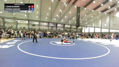 Junior Boys FS - 157 lbs Champ. Round 1 - Javian Blessing, WA vs Jeremiah Sanchez, CA