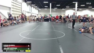 76 lbs Round 4 (6 Team) - Walker Hoffman, U2 Dynasty Uprising vs Logan Russell, CTWHALE