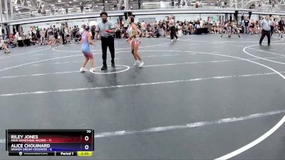 70 lbs Round 6 (8 Team) - Riley Jones, MGW Something Wicked vs Alice Chouinard, Kraken Dream Crushers