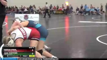 116 lbs Semis & Wb - Sage Mortimer, King University vs Mateah Roehl, North Central College
