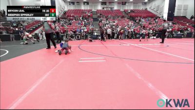 43 lbs Quarterfinal - Brycen Leal, Jacket Wrestling Club vs Memphis Epperley, Smith Wrestling Academy