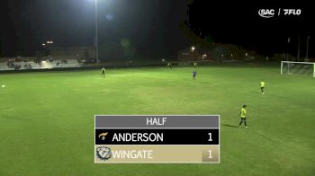 Replay: Anderson (SC) vs Wingate - Men's | Oct 12 @ 7 PM