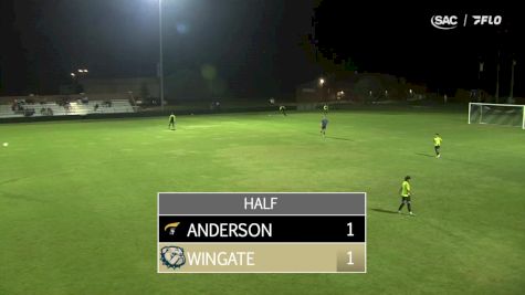 Replay: Anderson (SC) vs Wingate - Men's | Oct 12 @ 7 PM