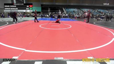 55 lbs 3rd Place - Izrael Casaus, Juggernaut Wrestling Club vs Adrian Morales, SoCal Hammers