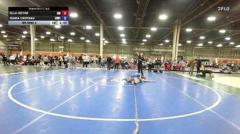 95 lbs Rr Rnd 2 - Ella Heyne, Maryland Mana Power - GHSE vs Giada Croteau, South Hills Wrestling Academy - GHSE