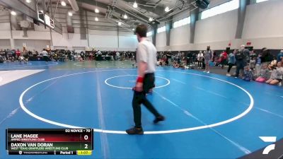 70 lbs Champ. Round 1 - Lane Magee, Amped Wrestling Club vs Daxon Van Doran, West Texas Grapplers Wrestling Club