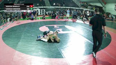 100 lbs 1st Place Match - Boston Brindley, Utah vs Jedidiah Erekson, Idaho