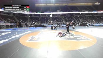 120 lbs Cons. Semi - Makenzie Harbour, Shenendehowa-2 vs Savannah Tittleback, Saugerties-9