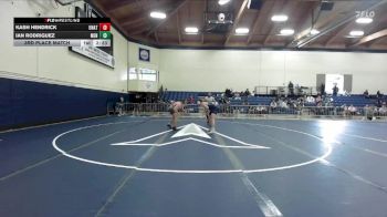 165 lbs 3rd Place Match - Kash Hendrick, Unattached vs Ian Rodriguez, Menlo NCWA