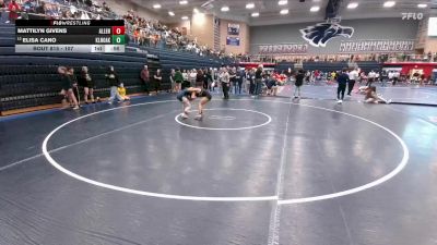 107 lbs 5th Place Match - Elisa Cano, Klein Oak vs Mattilyn Givens, Allen