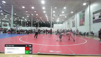 154 lbs Rr Rnd 4 - Tommy Schechterly, Mat Assassins Gray vs Zach Jaffee, Kraken Red