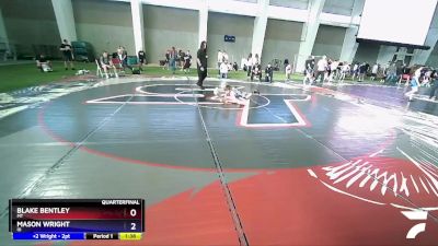 97 lbs Quarterfinal - Blake Bentley, MT vs Mason Wright, ID