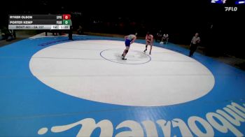 5A 157 lbs 1st Place Match - Ryker Olson, Spanish Fork vs Porter Kemp, Pleasant Grove