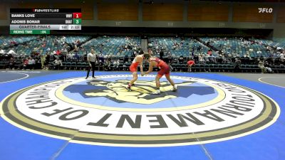 184 lbs Quarterfinal - Banks Love, Western Wyoming vs Adonis Bonar, UNATT-Cal Babptist