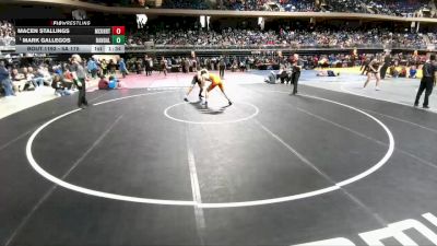 5A 175 lbs Quarterfinal - Mark Gallegos, Canyon Randall vs Macen Stallings, McKinney North