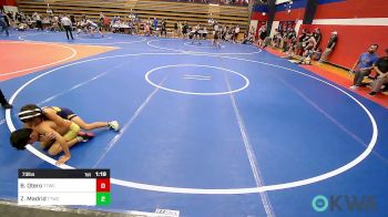 73 lbs Semifinal - Brayden Otero, Team Tulsa Wrestling Club vs Zachary Madrid, Team Tulsa Wrestling Club