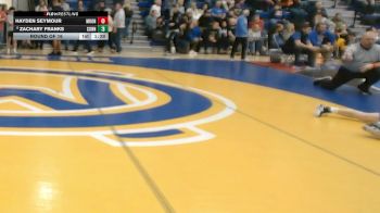 114 lbs Round Of 16 - Hayden Seymour, Moon Area vs Zachary Franks, Connellsville