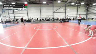 113 lbs Consi Of 32 #1 - Michael Newton, RI vs Gavin Langley, FL