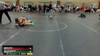 92-96 lbs Quarterfinal - Bruce Bazilus, Cranford vs John Saile, CRWA