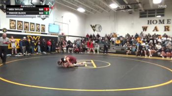 113 lbs Round 5 - Wes Taylor, Waterloo West vs Trevor Block, Waukon