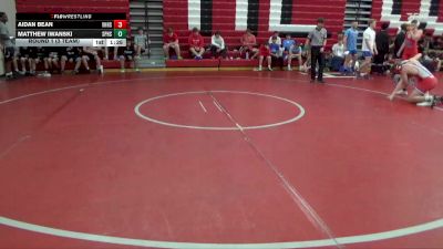 157 lbs Round 1 (3 Team) - Matthew Iwanski, Spain Park Hs vs Aidan Bean, Vestavia Hills