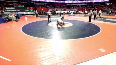 3A 215 lbs Semifinal - Charles Walker, Joliet (Central) vs Evan Jocic, Chicago (Taft)