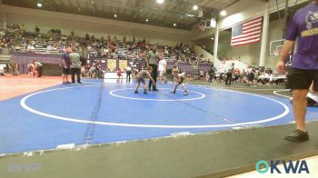 43 lbs Rr Rnd 3 - Finlee Bowman, Team Tulsa Wrestling Club vs Dawsyn Hawkins, Hulbert