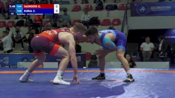 61 kg Qualif. - Garette Austin Saunders, Canada vs Emre Kural, Turkiye