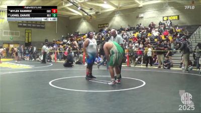 250 lbs Cons. Round 5 - Lionel Zarate, MLK vs Myles Ramirez, Orland Wrestling Club