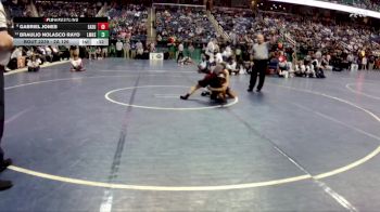 2A 126 lbs Cons. Round 2 - Gabriel Jones, East Surry vs Braulio Nolasco Rayo, Louisburg Magnet High School