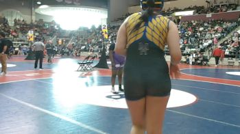 5A 235 lbs Quarterfinal - Aaliyah Strickland, El Dorado vs Abryanah Campos, MOUNTAIN HOME HIGH SCHOOL