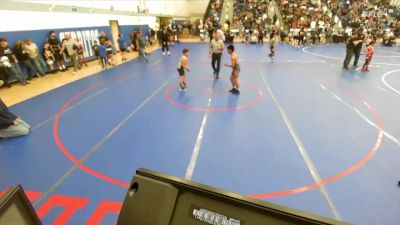 98 lbs Quarterfinal - Calvin Garcia, Hesperia vs Konnor Bueno, Eastvale Elite Wrestling